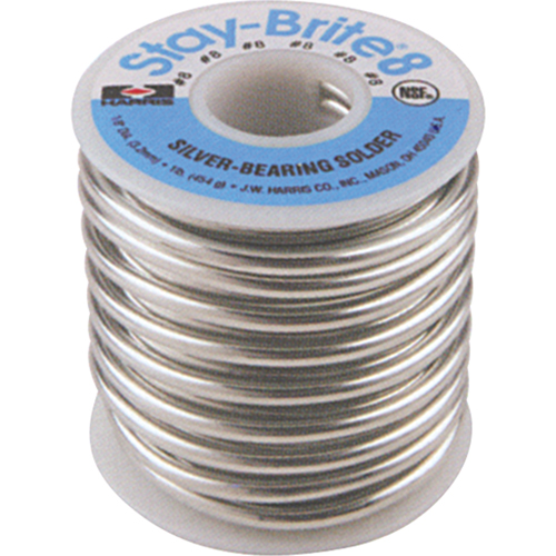 M&eacute;tal d'apport Stay-Brite 8, Sans plomb, 94 % d'&eacute;tain, 6 % d'argent, &acirc;me Plein, dia. 0,0625" Superchem Industries