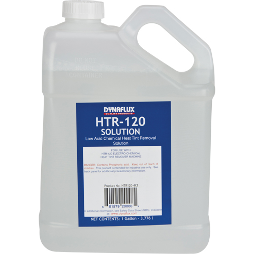 Solution douce pour le syst&egrave;me d'&eacute;limination de la coloration thermique HTR-121 , Cruche Superchem Industries