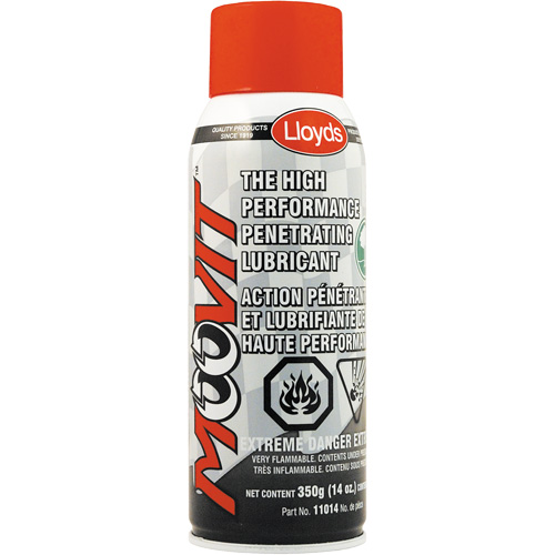 Lubrifiant haute performance Moovit, Canette a&eacute;rosol, 350 g Superchem Industries