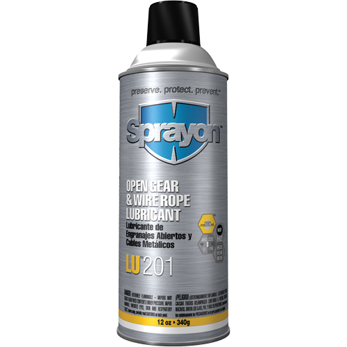 LU201 Open Gear & Wire Rope Lubricant, Aerosol Can Superchem Industries