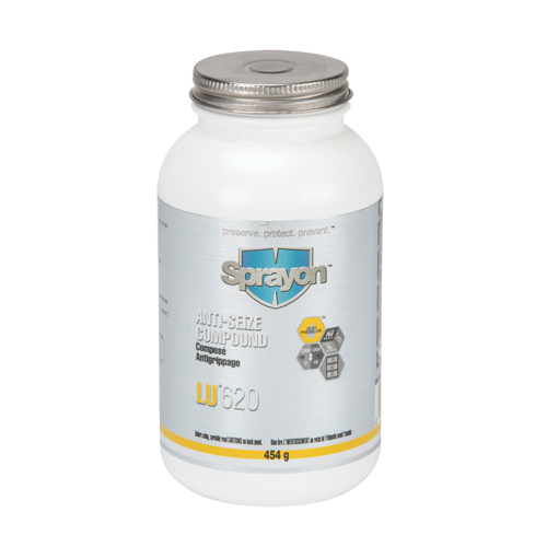 Compos&eacute; antigrippage LU620, 454 g, Bouteille &agrave; dessus brosse, 2200°F (1204°C) Temp max. Superchem Industries
