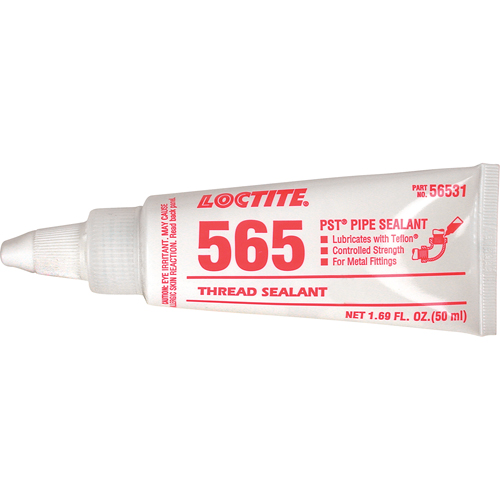 Thread Sealant 565 PST Controlled Strength, Tube, 50 ml, -54° C - 149° C/-65° F - 300° F Superchem Industries
