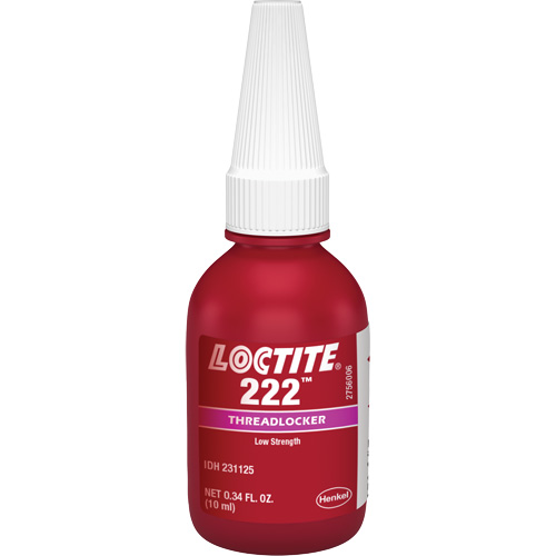 Compos&eacute; de blocage 222 petite vis, Mauve, Basse, 10 ml, Bouteille Superchem Industries