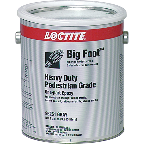 Big Foot Heavy Duty Pedestrian Grade Anti-Slip Coating, 1 gal., Epoxy-Based, Grey Superchem Industries