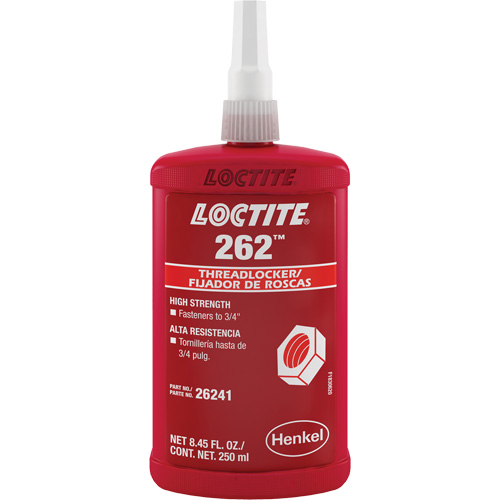 Compos&eacute; de blocage 262, Rouge, &eacute;lev&eacute;, 250 ml, Bouteille Superchem Industries