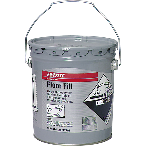 Produit de remplissage pour plancher Fixmaster, Trousse, Gris Superchem Industries