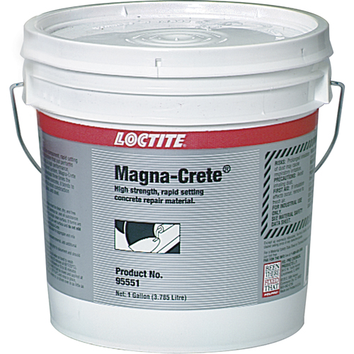 Produit de r&eacute;paration du b&eacute;ton Magna-Crete Fixmaster, Trousse, Gris Superchem Industries