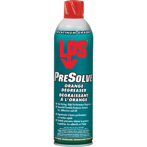 D&eacute;graissant orange PreSolve, Canette a&eacute;rosol Superchem Industries