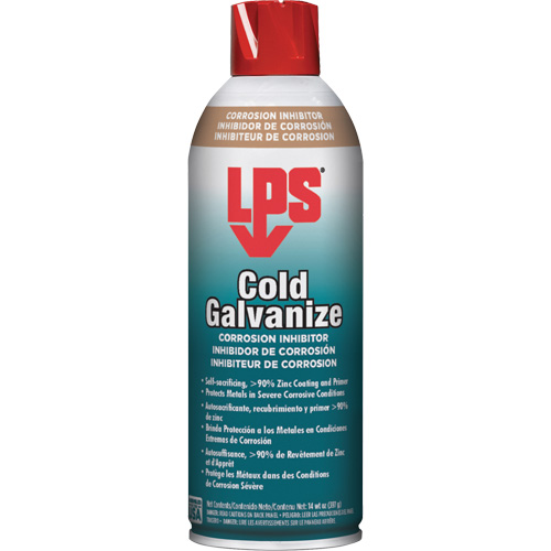 Inhibiteurs de corrosion galvanis&eacute; &agrave; froid, Canette a&eacute;rosol Superchem Industries