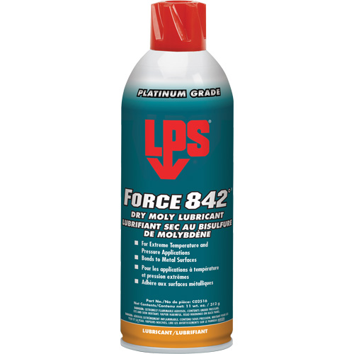 Force 842°&reg; Dry Moly Lubricant, Aerosol Can Superchem Industries