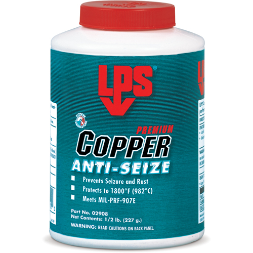 Copper Anti-Seize, 1 lbs., Bottle, 1800°F (982°C) Max Temp. Superchem Industries