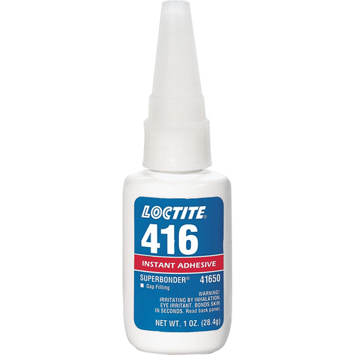 Colle instantan&eacute;e 416 Super Bonder, Transparent, Bouteille, 1 oz Superchem Industries