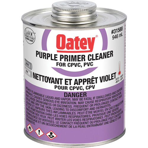 Appr&ecirc;t/nettoyant violet, 946 ml, Canette &agrave; dessus brosse Superchem Industries