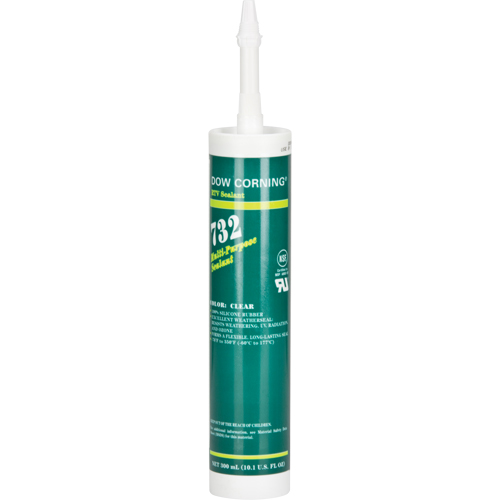 Scellant de silicone 732, Tube, Transparent Superchem Industries