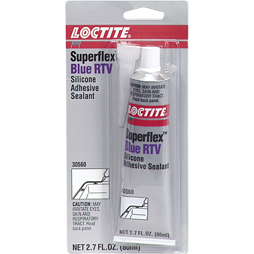 Scellant adh&eacute;sif &agrave; la silicone Superflex RTV, Tube, Bleu Superchem Industries