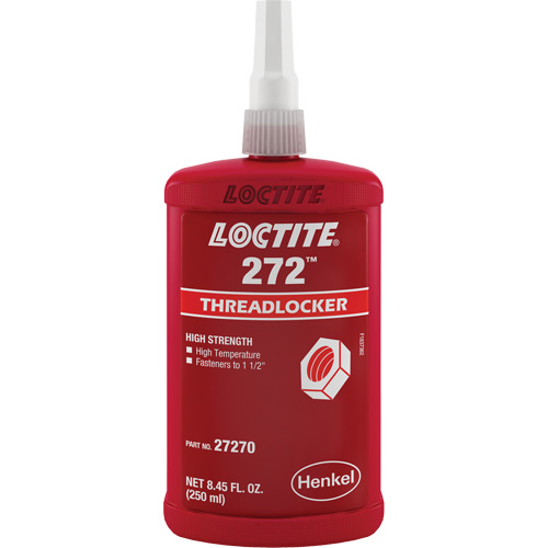 Compos&eacute; de blocage 272 temp&eacute;rature &eacute;lev&eacute;e, Rouge, &eacute;lev&eacute;, 250 ml, Bouteille Superchem Industries