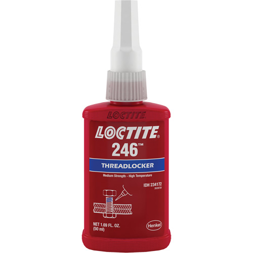 Threadlocker 246 High Temperature, Blue, Medium, 10 ml, Bottle Superchem Industries