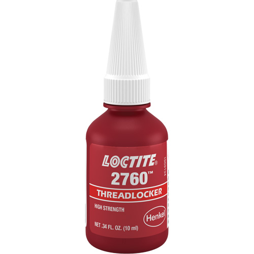 Threadlocker 2760 Instant Adhesive, Red, High, 10 ml, Bottle Superchem Industries