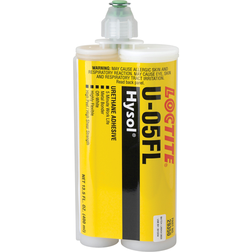 Hysol U-05FL Urethane Adhesive, Two-Part, Dual Cartridge, 622 g., Off-White Superchem Industries