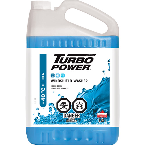 Turbo Power&reg; All-Season Windshield Washer Fluid, Jug, 3.78 L Superchem Industries