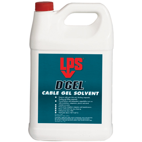 Solvant de gel D'Gel pour c&acirc;bles, 1 gal., Cruche Superchem Industries