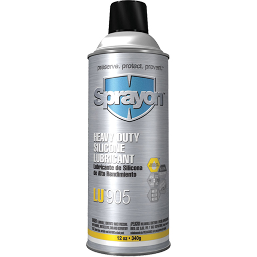 Lubrifiant &agrave; la silicone de qualit&eacute; industrielle LU905, Canette a&eacute;rosol Superchem Industries