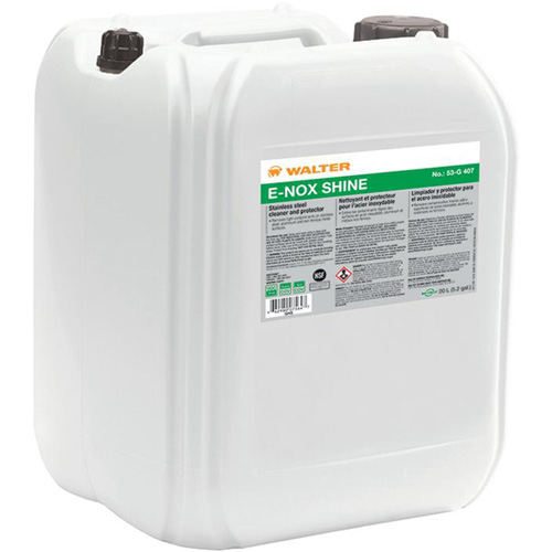 Nettoyant et protecteur de surface en acier inoxydable E-Nox Shine, 20 L, Seau Superchem Industries