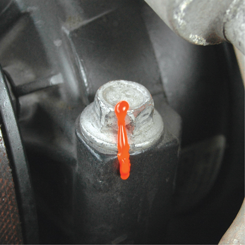 P&acirc;te indicatrice inviolable Cross-Check Torque Seal, 1 liq. oz., Tube, Orange Superchem Industries