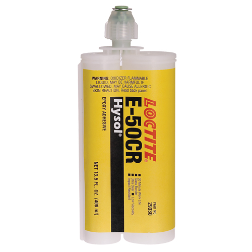 Adh&eacute;sif structurel pour le verre E-30CL, 200 ml, Cartouche double, Deux composants, Ultra clair Superchem Industries