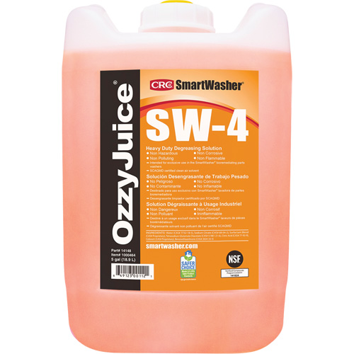 Smartwasher&reg; Industrial Grade Cleaning Solution, Jug Superchem Industries