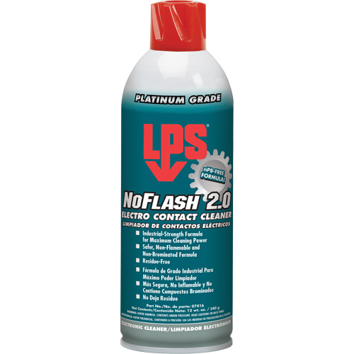 NoFlash&reg; 2.0 Electro Contact Cleaners, Aerosol Can Superchem Industries