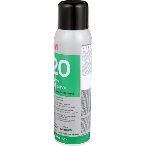 20 Heavy Duty Spray Adhesive, Clear, Aerosol Can Superchem Industries
