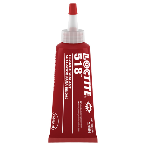 Scellant &agrave; collerettes 518, Tube, Rouge Superchem Industries