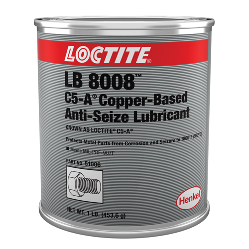 Loctite&reg; C5-A Copper Anti-Seize, 1 lbs., Can, 1800°F (982°C) Max Temp. Superchem Industries