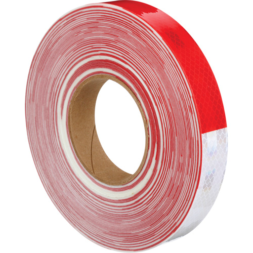 Ruban de masquage Diamond Grade de 3M, 1" la x 150' lo, Rouge & blanc Superchem Industries