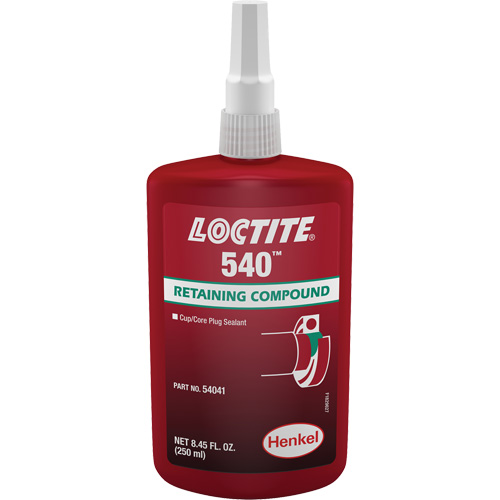 Loctite&reg; 540 Retaining Compound, 250 ml, Bottle, Blue Superchem Industries