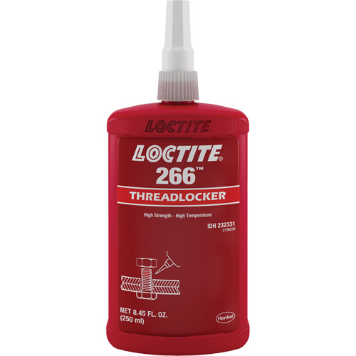 Compos&eacute; de blocage 266, Rouge, &eacute;lev&eacute;, 250 ml, Bouteille Superchem Industries