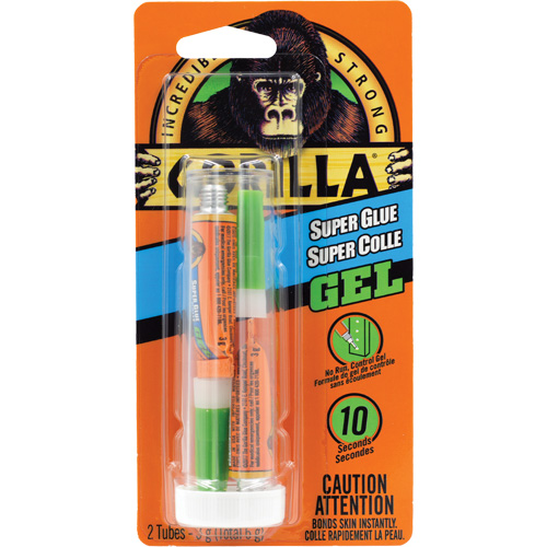 Colle cyanoacrylate en gel, 2 x 3 g, Tube, Transparent Superchem Industries