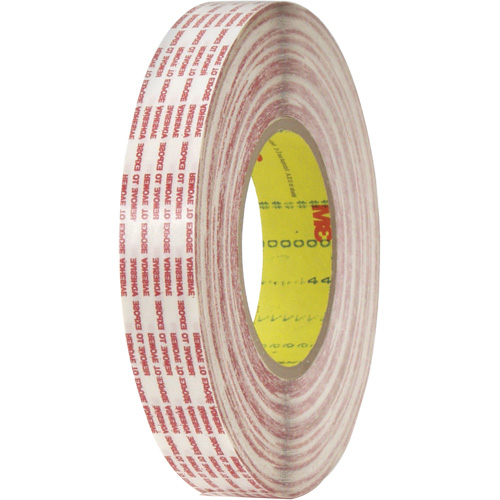 Double-Coated Tape, Polypropylene, 13 mm (1/2") W x 110 m (360') L, 6 mils Thick Superchem Industries