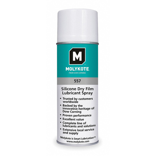 Molykote 557 Silicone Dry Film Lubricant, Aerosol Can Superchem Industries