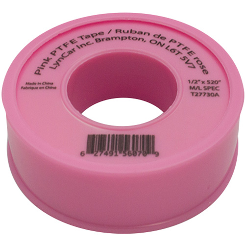 Teflon&reg; Tape, 520" L x 1/2" W, Pink Superchem Industries