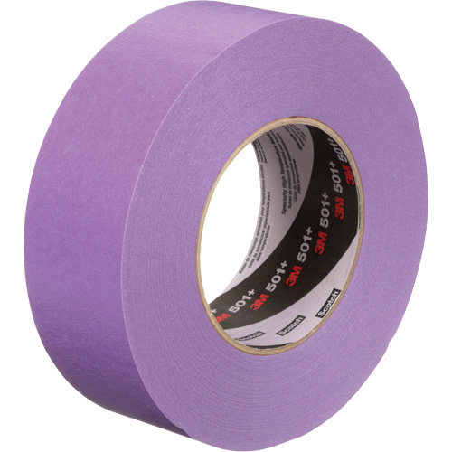 501+ Specialty High-Temperature Masking Tape, 36 mm (1-1/2") x 55 m (180'), Purple Superchem Industries