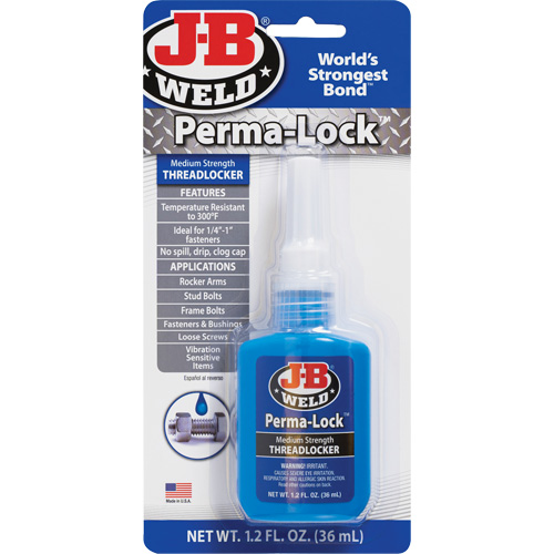 Compos&eacute; de blocage Perma-Lock, Bleu, Moyen, 36 ml, Bouteille Superchem Industries