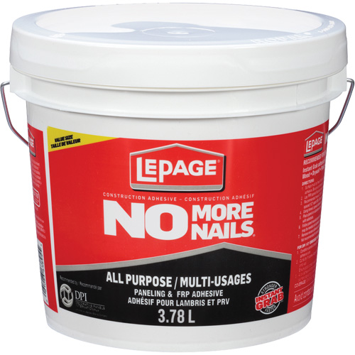 Adh&eacute;sif de construction multi-usages No More Nails Superchem Industries