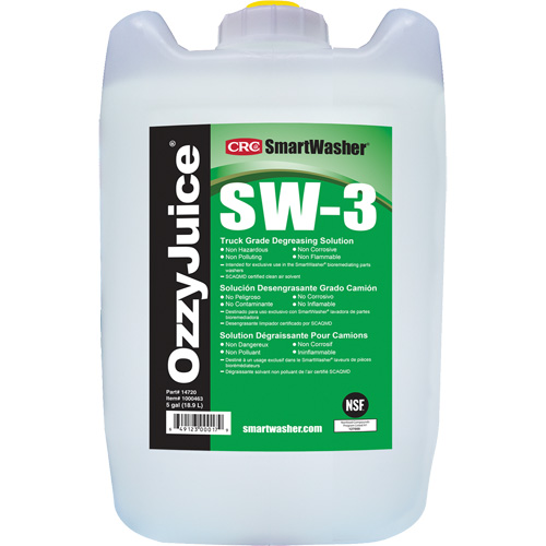 Solution d&eacute;graissante pour camion SmartWasher OzzyJuice, Cruche Superchem Industries