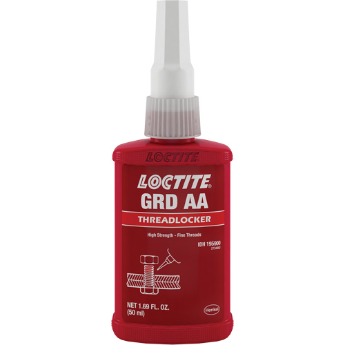 Letter Grade AA Wicking Grade Threadlocker, Green, High, 50 ml, Bottle Superchem Industries