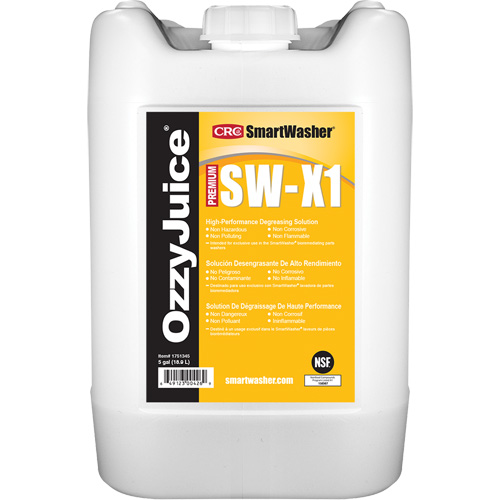 Solution de d&eacute;graissage SmartWasher OzzyJuice SW-X1 HP, Cruche Superchem Industries