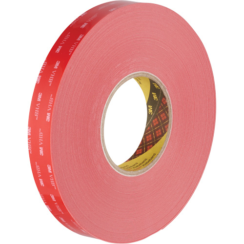 VHB Tape, 32.9 m (108') L x 1117.6 mm (44") W, 0.015 mm, Acrylic Superchem Industries
