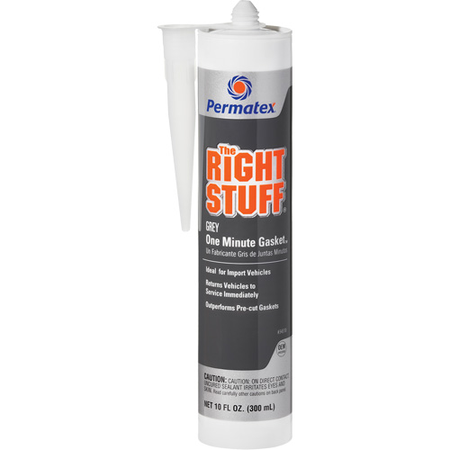 The Right Stuff&reg; Instant Gasket Maker, Cartridge, Grey Superchem Industries