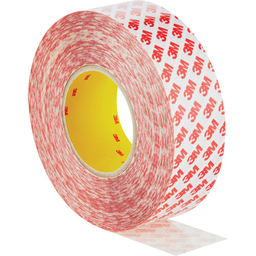 Double-Sided Adhesive Tape, Polyester, 50 mm (1.96") W x 50 m (164') L, 8 mils Thick Superchem Industries